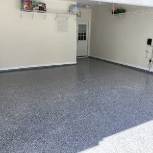 14” Flake After Leveling Garage Floor Large